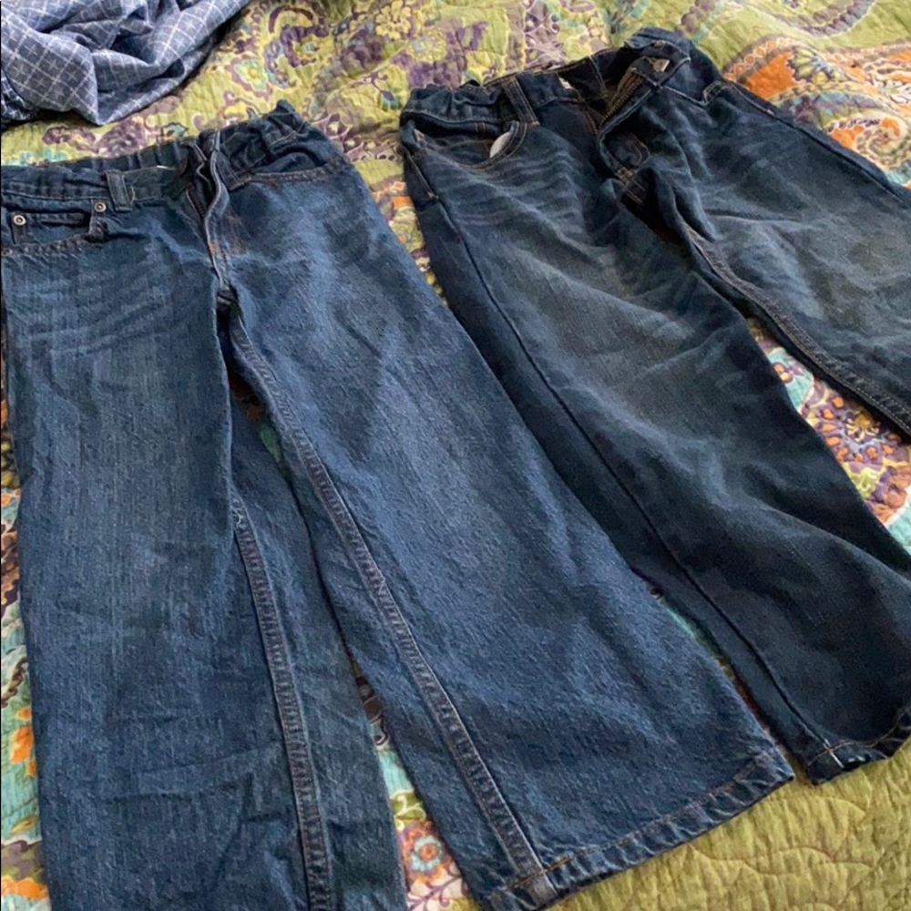 Two pair boys jeans bundle